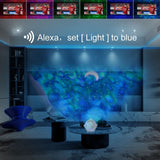 Touch & Voice Galaxy Night Light Projector