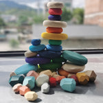 Wooden Stone Building Blocks