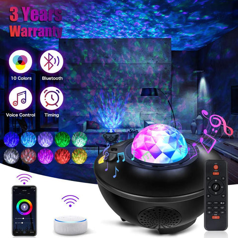 Galaxy Ocean Wave Light Projector