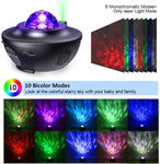 Galaxy Ocean Wave Light Projector