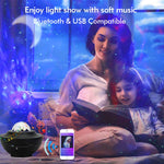 Galaxy Ocean Wave Light Projector
