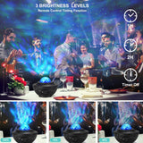 Galaxy Ocean Wave Light Projector
