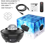 Galaxy Ocean Wave Light Projector